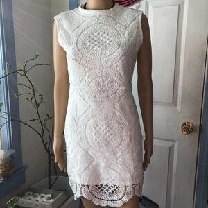 Shinestar Women Lace Dress Size M